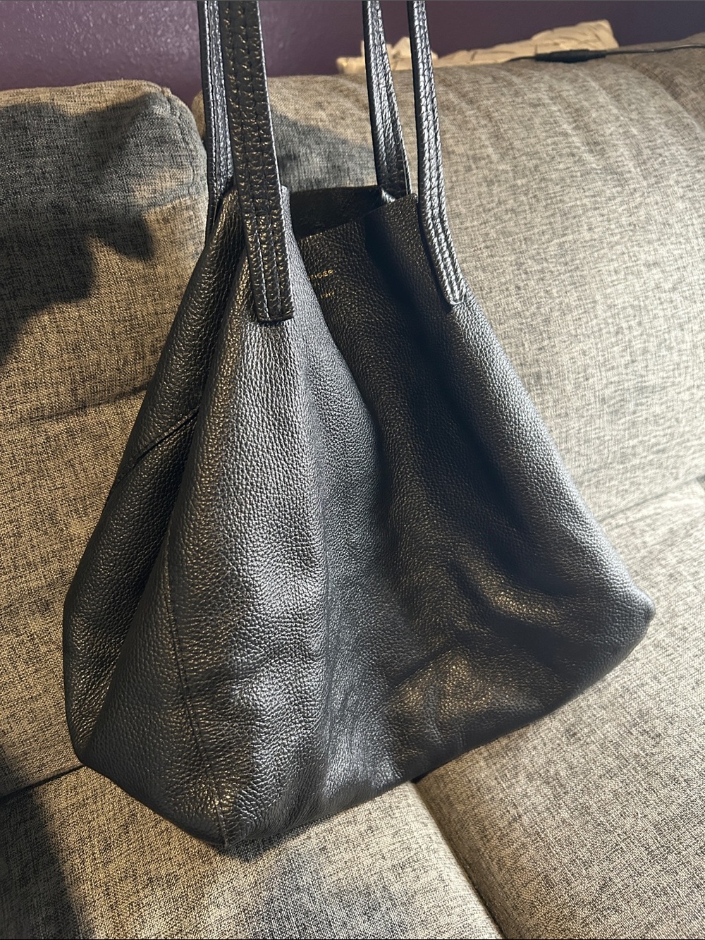 Kurt Geiger Violet Leather Tote - Picture 3 of 14